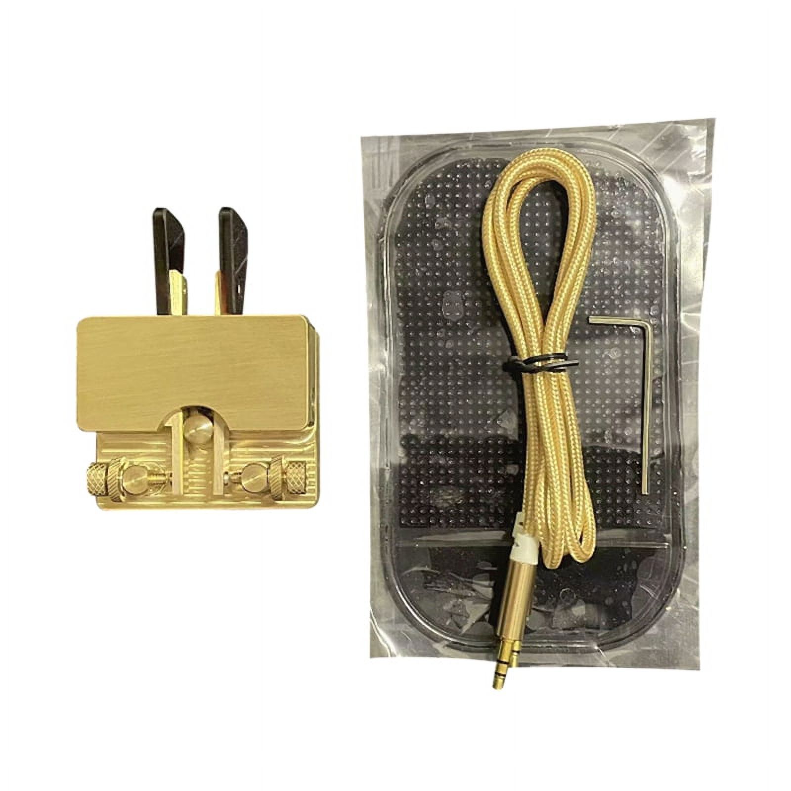 JCY56 Brass Telegraph Key Automatic Key Dual Paddle CW Key