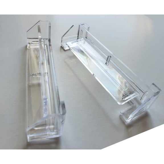 JCblinds Plastic vertical blind Valance Corners, Clear