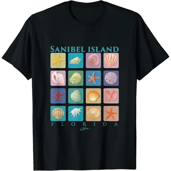 JCombs_ Sanibel Island, Florida, Seashells T-Shirt