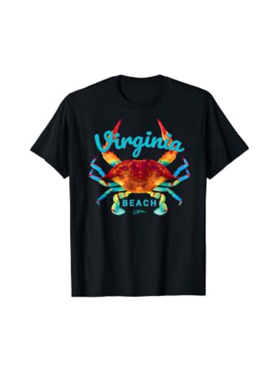 JCombs: Virginia Beach, VA, Blue Crab T-Shirt, Unisex T-Shirt