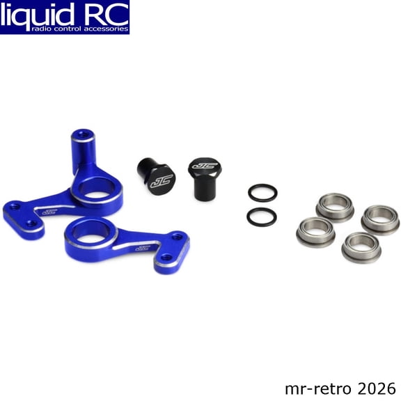 JConcepts 2309-1 RC10 Aluminum Steering Bell Crank Set Blue