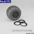 thumbnail image 1 of JConcepts 2651-2 Tribute Wheel Mock Beadlock Rings-glue-on 4pc Blck, 1 of 2