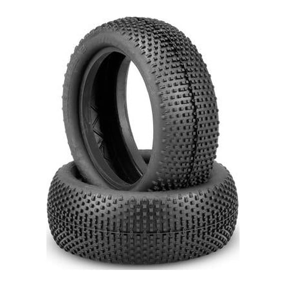 JConcepts 3161-02 Double Dees V2 Tires Green Compound Fits 2.2 4WD Buggy Front W