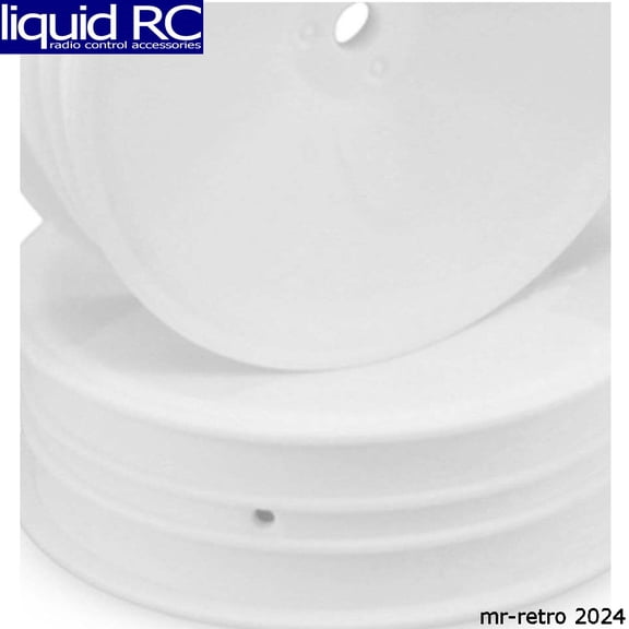 JConcepts 3376W Mono - B7 - Yz2 - Xb2 - Ld3 2.2 Slim Front Wheel White - 4pc.