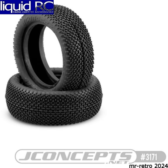 JConcepts 3171-01 ReHab Blue Compound TIre Fits 2.2 Buggy Front Wheel
