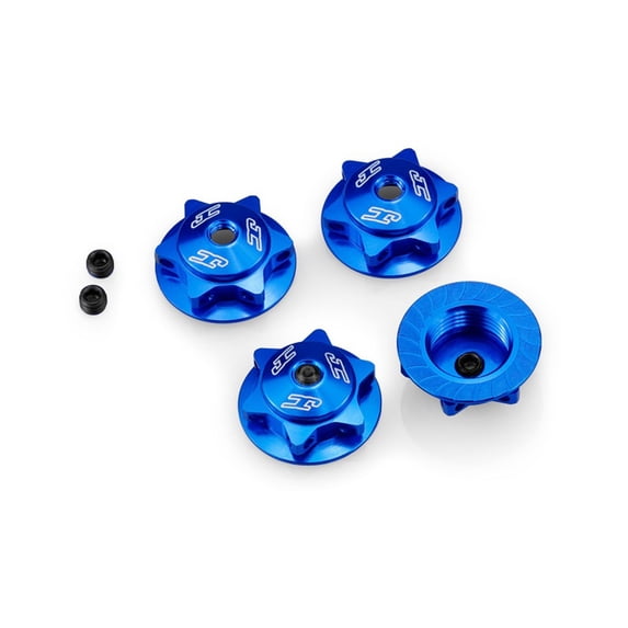 JConcepts Inc. 17mm Finnisher Serrated Magnetic Wheel Nut Blue JCO28901 Electric Car/Truck Option Parts