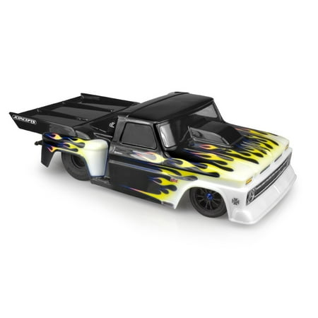 JConcepts 0373 Jco0373 1966 Chevy C10 Step-Side W/ Ultra Rear Wing Clear