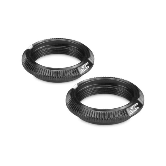 JConcepts 2491-2 Fin 12mm Shock Collar Black (2)