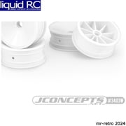 JConcepts 3403W Mono RC10 RC10b2 RC10b3 2.2 Front Wheel White 4