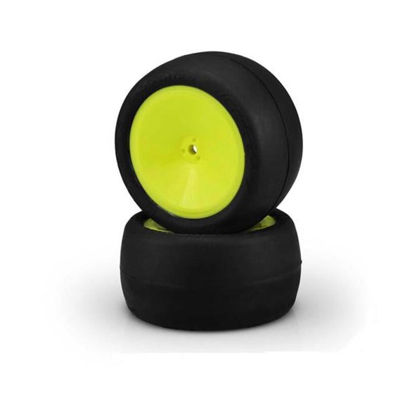 JConcepts 4017-2691 Smoothie 2 Silver Pre-Mounted On 3348y Wheels 2WD Rear