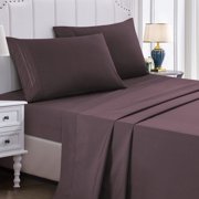 Premium Hotel Style Sheet Set with Rich and Soft Hand Purple, King