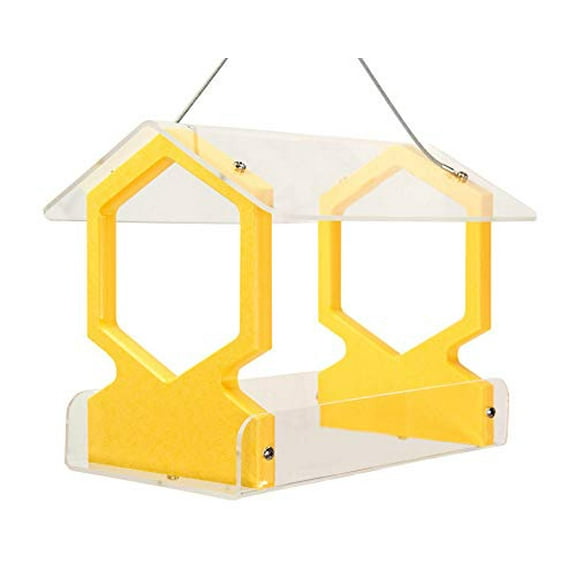 JCs Wildlife Geometric Hanging Bird Feeder Holds 3 Cups