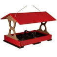 thumbnail image 1 of JCs Wildlife Large Fly Thru Bird Feeder (Cardinal Red and Tan, Feeder Only), 1 of 8
