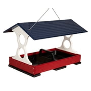 JCs Wildlife Large Fly Thru Bird Feeder Patriotic, Feeder Only
