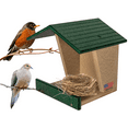 thumbnail image 1 of JCs Wildlife Modern Style All Poly Lumber Robin Roost - Great for Robins, Phoebes, Doves and Swallows - Nesting and Roosting Platform (Green), 1 of 6