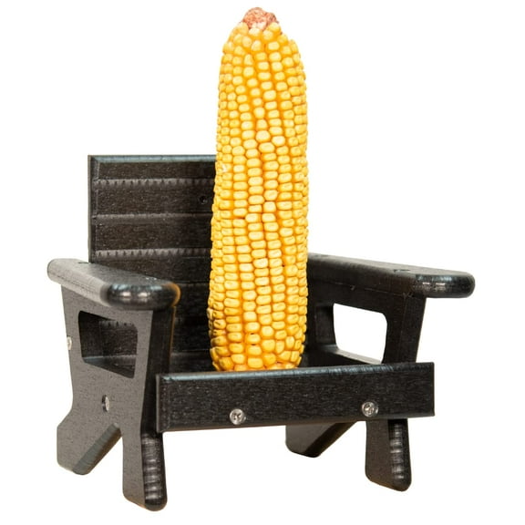 JCs Wildlife Squirrel Chair Feeder - Holds 1 Dried Corn Cob