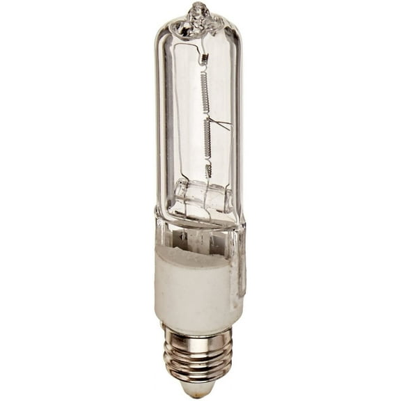 JD 75W Mini Candelabra E11 - Halogen Single Ended Light Bulb 75 Watt Clear Anyray