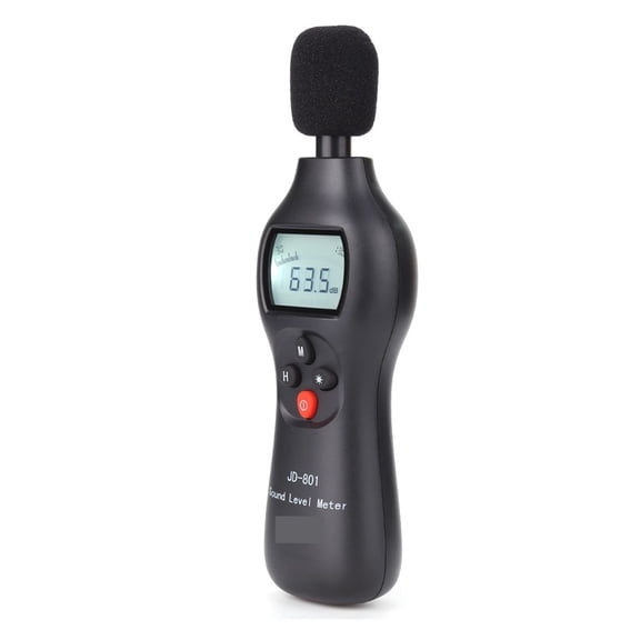 JD-801 30-130dB Noise Tester Digital Sound Level Decibel Monitor LCD Display Noise Measurement Tools with Backlight ,Easy to Operate