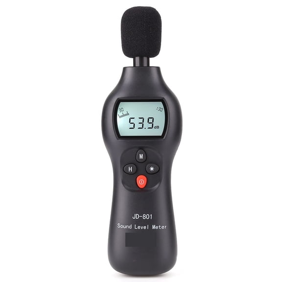 JD-801 Decibel Monitor Digital Audio Sound Level Detector Meter Noise Tester Diagnostic Noise Measuring Instrument ,Easy to Operate