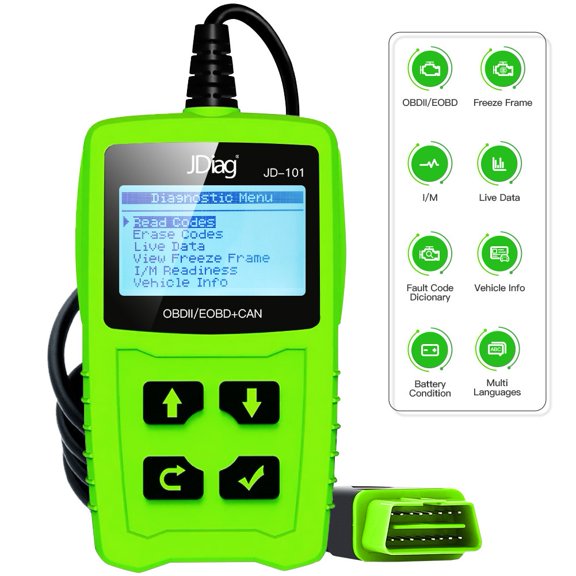 JD101 Car OBD Detector Code Reader Car Fault Scanner Code Reader