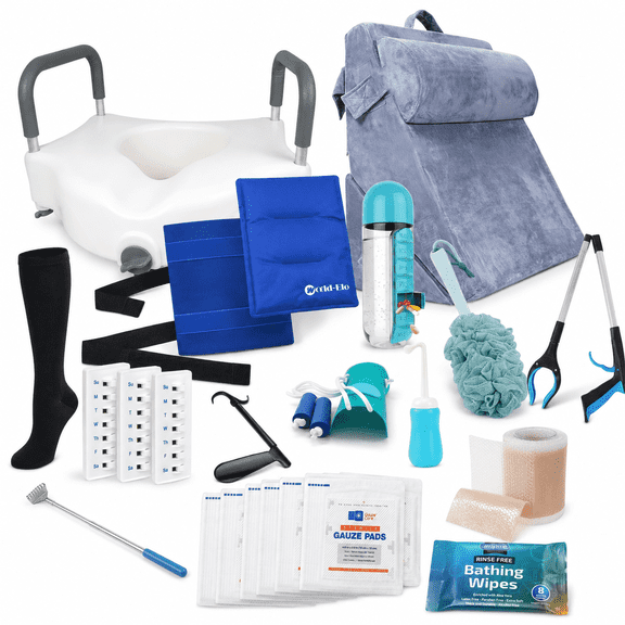 JDCARE Back Surgery Recovery Kit, 23 Piece Spine Surgery Essentials