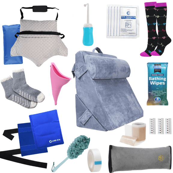 JDCare USA C-Section Recovery Kit Postpartum & Post Surgery Essential 22 Piece