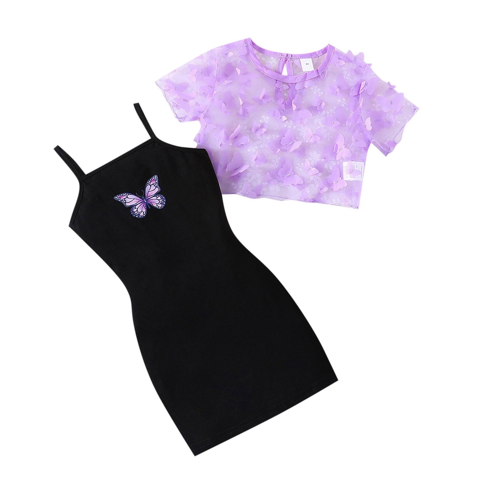 GORGLITTER Girls' 3-Piece Outfit Set – Crop Hoodie, Knit Tank & Camo Joggers | Cool Streetwear For Ages 8-12 1 thumbnail image