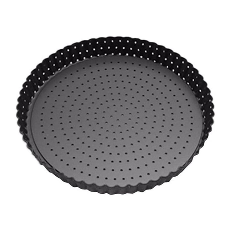 JDEFEG Air Bake Cookie Sheets Nonstick - Pan Pans Perforated Pizza Pizza  Steel Crisper with Holes Small Kitchen，Dining Bar Oven Grill Rack and Tray  Small Stainless Steel Black M 