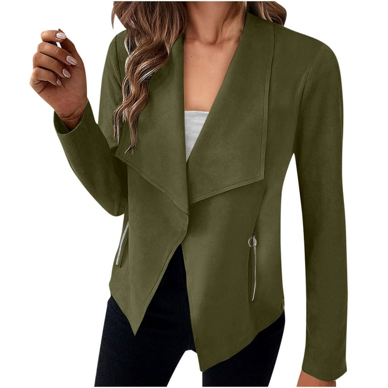 Fashion simple slim long sleeve jacket clearance