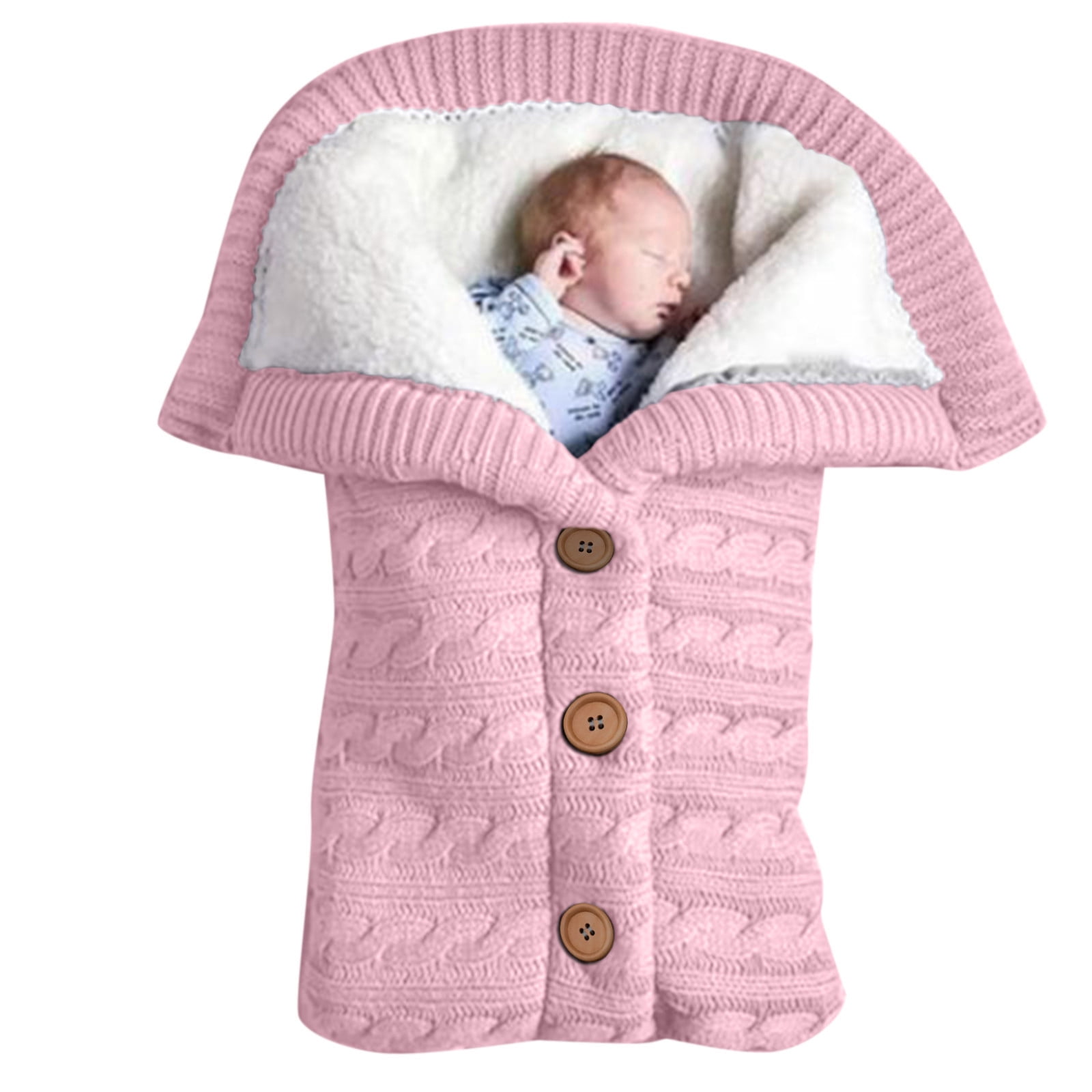 JDEFEG Baby Blankets for Boys Organic Unisex Swaddle Blankets Soft Thick Knit Baby Girls Boys Stroller Wraps Baby Accessory Boy Girl Blanket Cotton