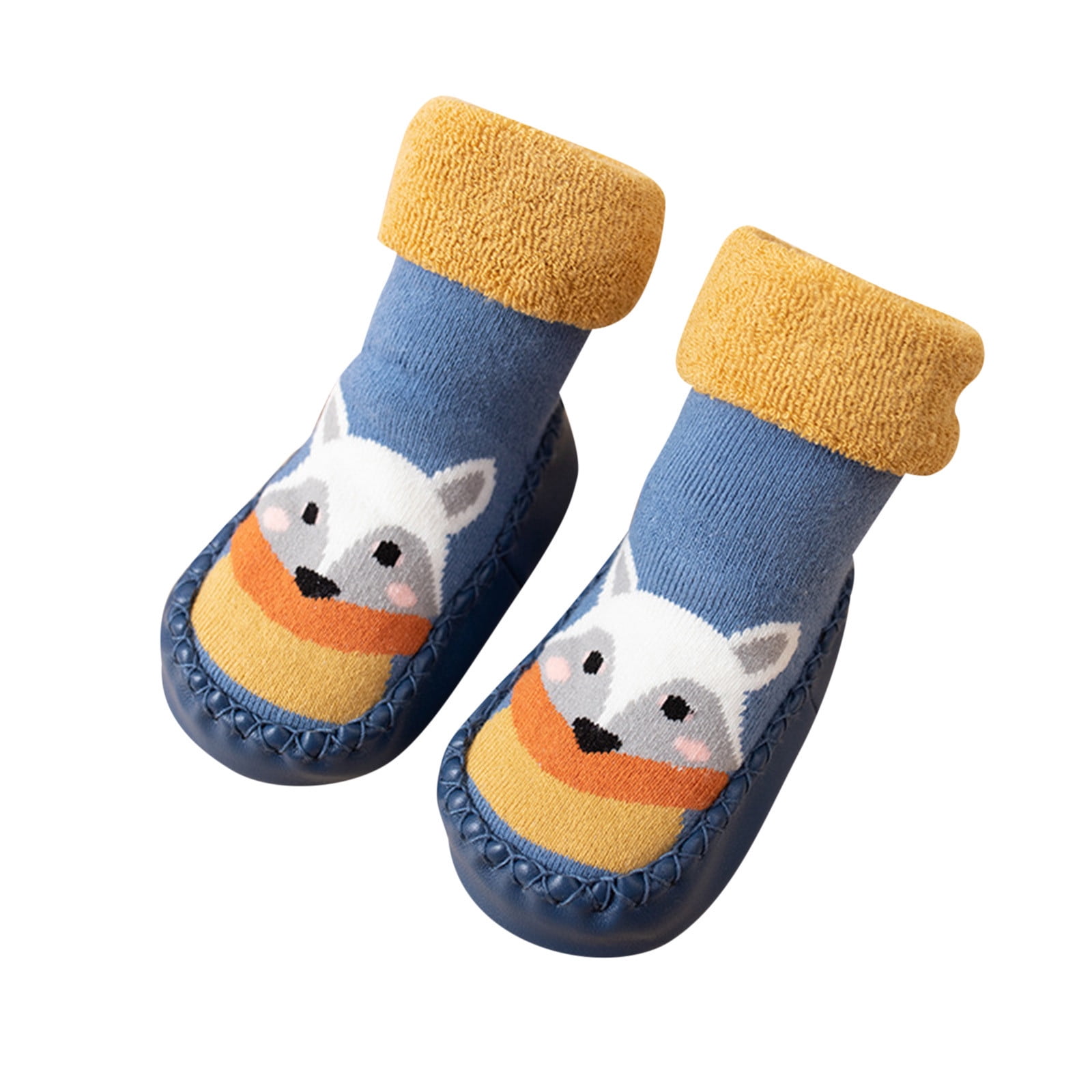 JDEFEG Toddler Size 11 Shoes Boys Winter Baby Floor Socks Shoes