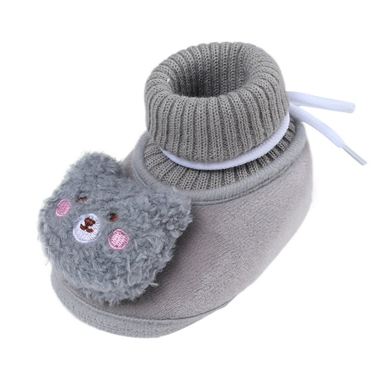 JDEFEG Baby Shoes That Make Noise Baby Girls and Boys Warm Shoes