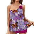 JDEFEG Bathing Suit Women Two Piece Sunflower Women’s Multi Color