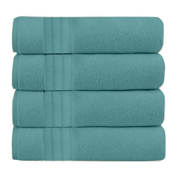 JDEFEG Bathroom Accessories 24X44 Bath Towels Towels Absorbent Cotton Soft and 4Pc Textiles Decorative Bathroom Towel Bathroom Decor Green