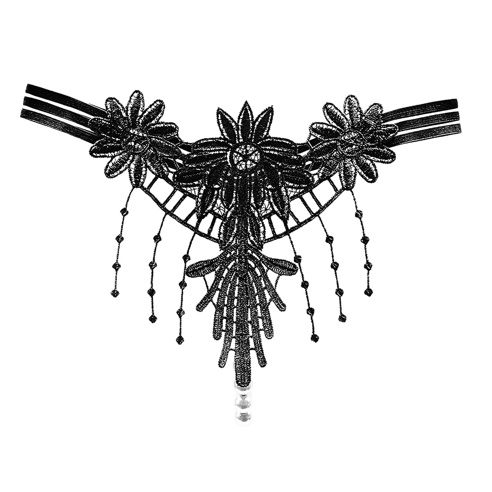 JDEFEG Boy Cut Panties for Women Pack Panties Light Tassel Thong Women