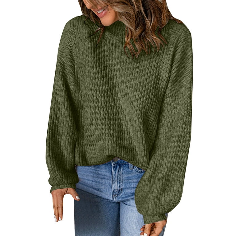 Clever Fox Sweater – Olive Knits