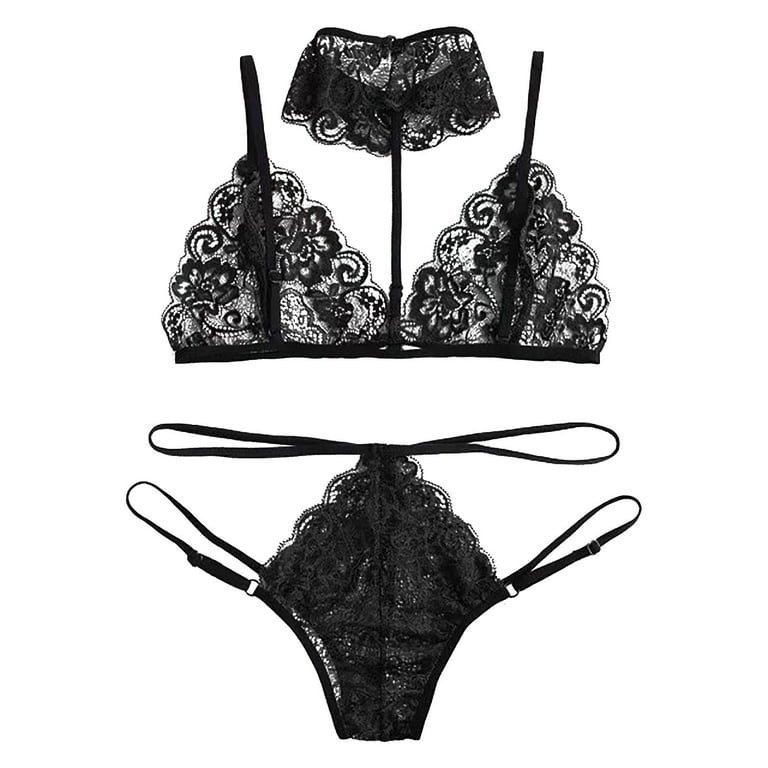 Push Up Lace Bras For Men Herren Dessous Blumen Spitze BH Push Up