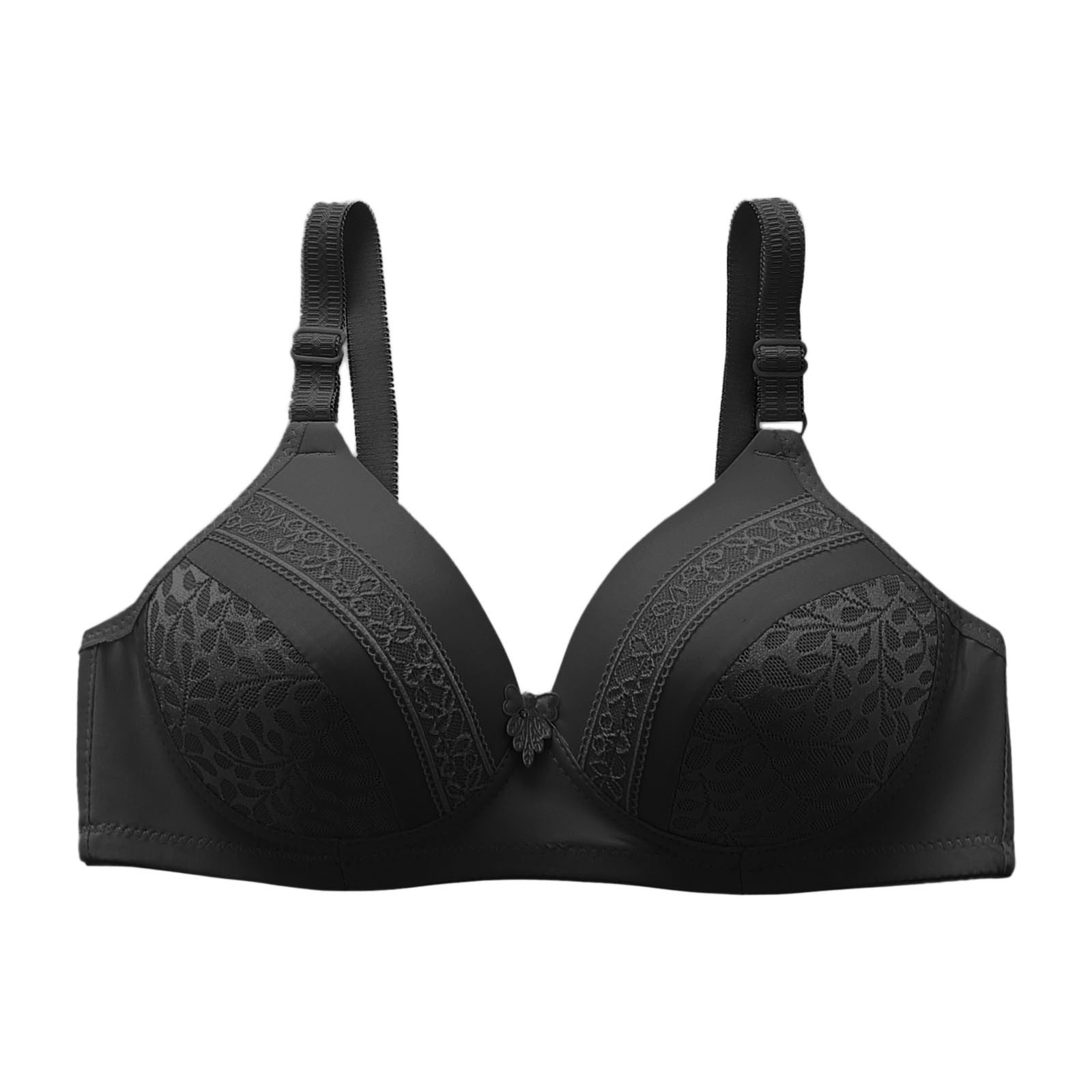 Saingace Soft Bras for Women Large Breasts 2023 Womens Wireless Bra Padded  Bra Women Wireless Bra 36c Bras for Women Tops Push up Underwear Bras for Large  Busts Black : : Fashion