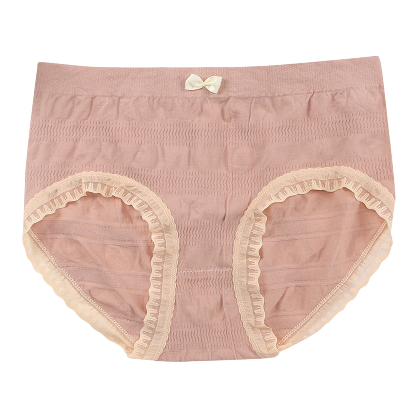 JDEFEG Brief Underwear for Women Cotton Panties Gift for Womens Underpants  Lace Panties Underwear Panties Bikini Solid Womens Briefs Knickers Fitness
