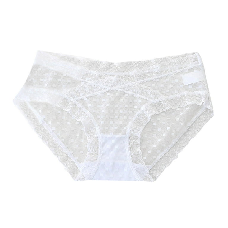 JDEFEG Running Underwear Women No Chafe Lace Panties Feminine