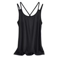 thumbnail image 1 of JDEFEG Camisole Tops for Women Simple Women's Scoop Neck Sleeveless Knit Ribbed Fitted Casual Crop Tank Top Workout Camisole Tops for Women Undershirts Black Size Xl, 1 of 5