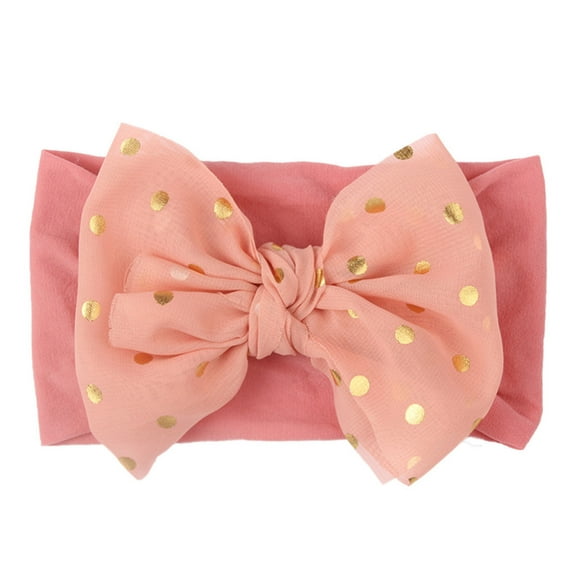 JDEFEG Cool Things for Girls 10 Years Old Headband Hairband Dotted Baby Bow Headwear Stretch 1Pc Girls Kids Hair Accessories Cute Design B One Size