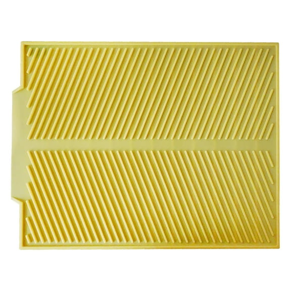 JDEFEG Dish Drying Rack Over The Sink Adjustable 2 Tier X Heat Mat Large Drying Dish Inch Silicone Counter 13 16 for Kitchen Kitchen，Dining & Bar Vertical Plate Rack for Small Plates Silicone Yellow