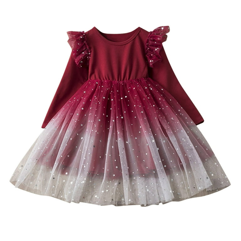 Red Lace Tulle Ruffles Wedding Dress in Color Red Lace Tulle Ruffles Wedding Dress in Color
