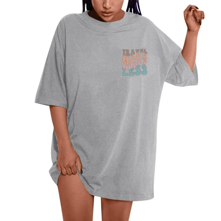 Oversized slogan t shirt dress hot sale