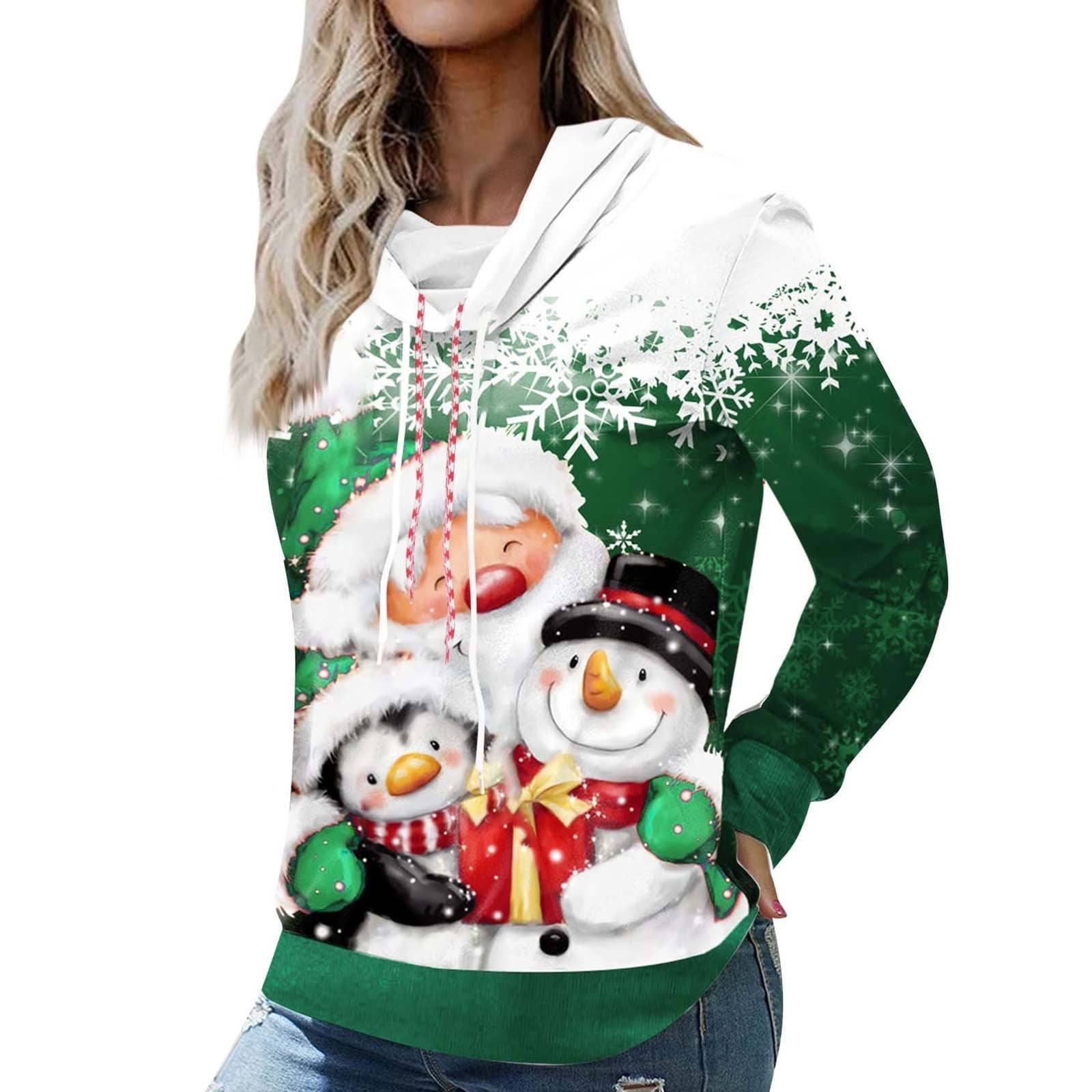 Women's Pullover Hoodies Plaid H Print Christmas Print Button Down,specials  of the day,add on items under 1 dollar,deals of the day lightning deals  today prime clearance,delivery today items prime