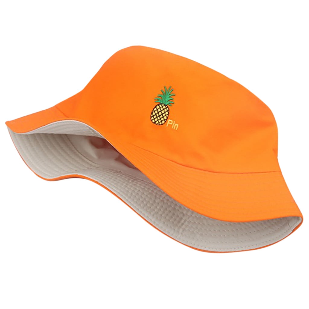 JDEFEG Hats for Men Women Personalized Bucket Hat Outdoors Men Hat Unisex  Cap Fisherman Women Fashion Wild Sun Baseball Caps 90S Hat Bucket Hat  Orange 