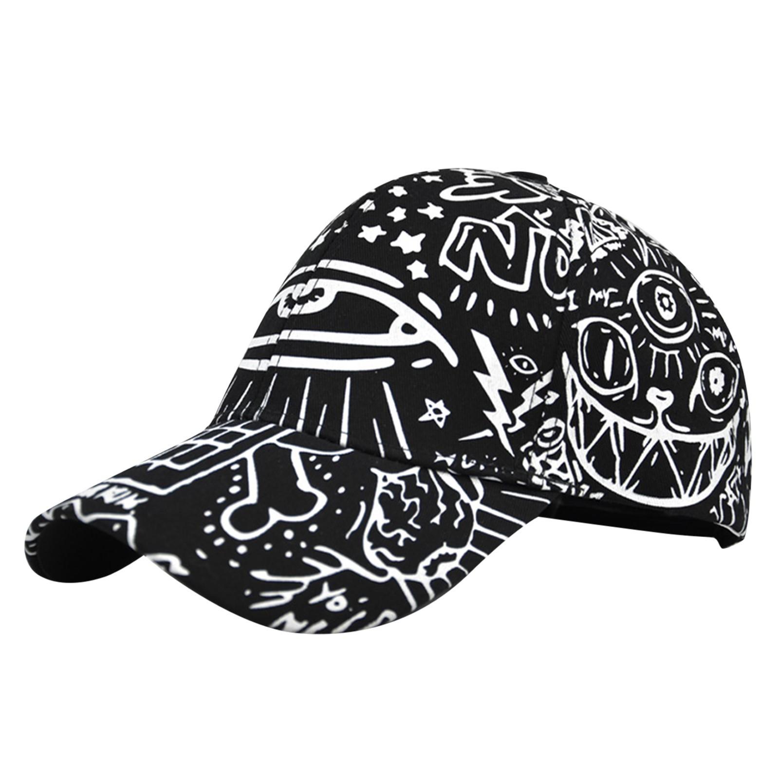 JDEFEG Hats for Men Women Soccer Hut Men and Women Casual Regular Youth Retro Letters Colorful