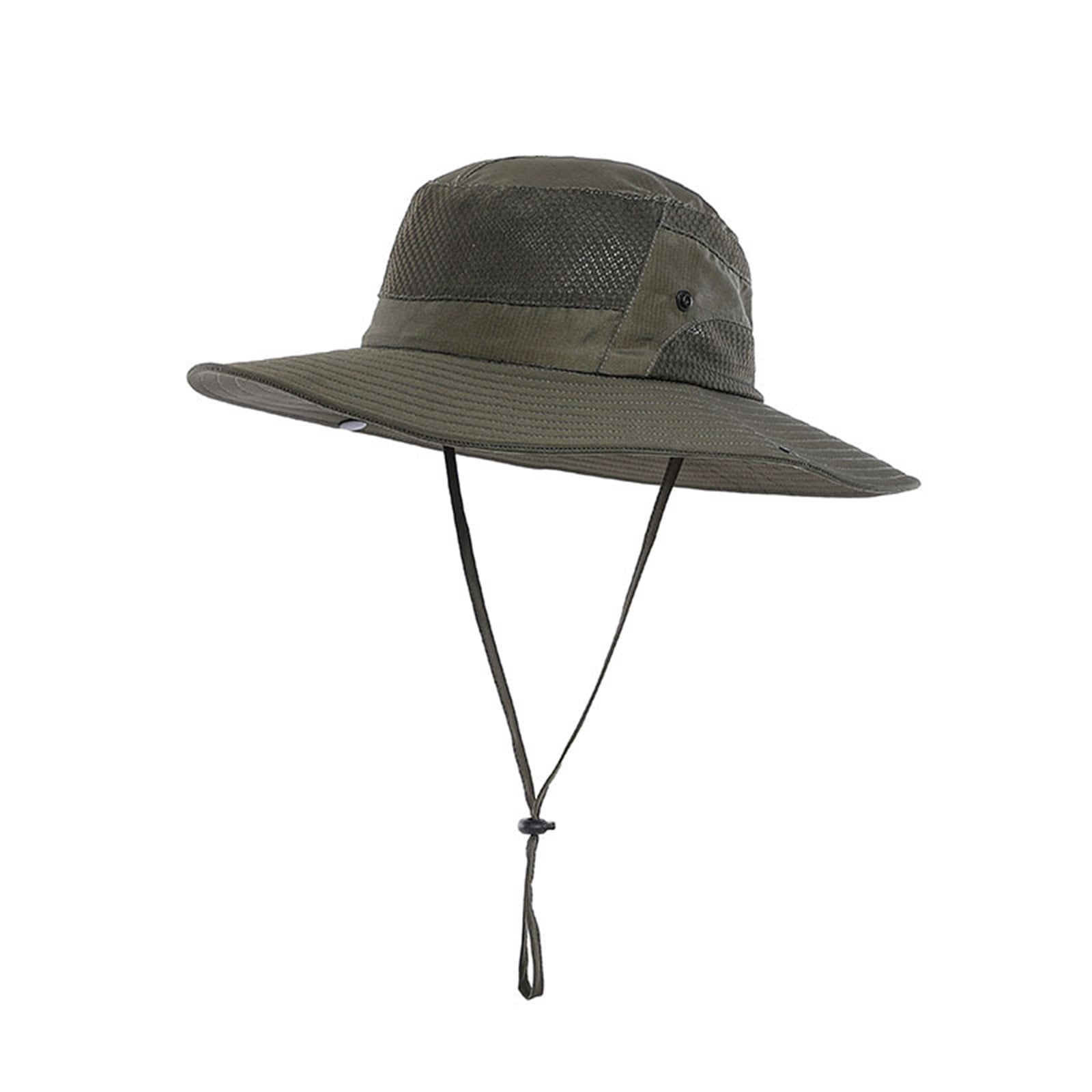 JDEFEG Hats for Men Women Wax Hat Ladies Men Mountaineering Fishing  Camouflage Hood Rope Outdoor Shade Foldable Casual Bucket Hat Mens Floppy  Hat