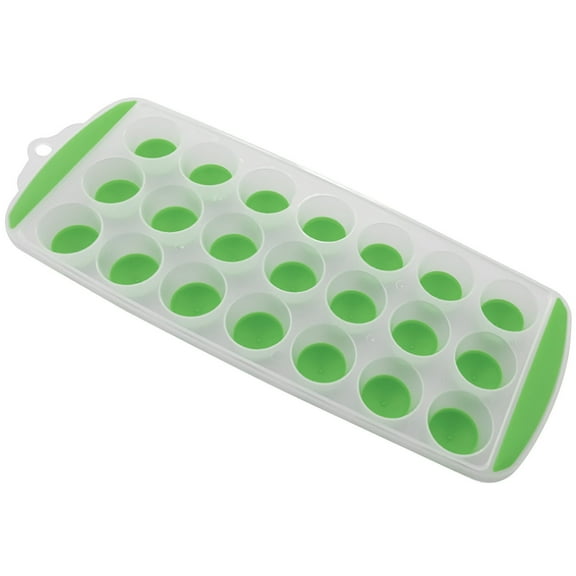 JDEFEG Herb Freezer Tray Rectangle Food Ice Baby Box Ice 21 Fresh-Keeping Ice Making Box Tray Kitchen,Dining & Bar Large Ice Cubes Tray Silica Gel Green